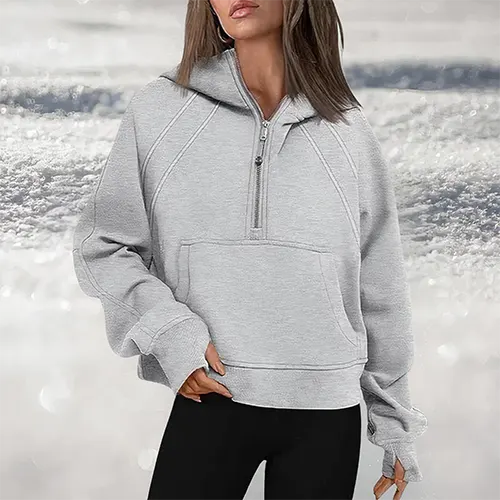 Charlotte | Feminine Half-Zip Sweater for Style and Comfort