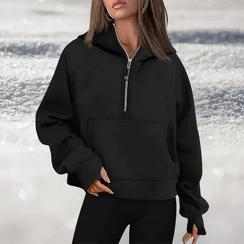 Charlotte | Feminine Half-Zip Sweater for Style and Comfort