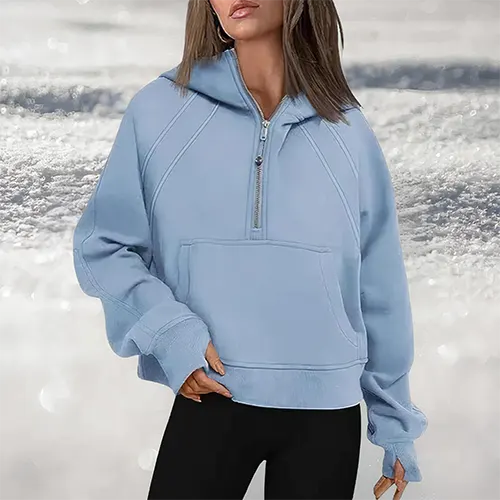 Charlotte | Feminine Half-Zip Sweater for Style and Comfort