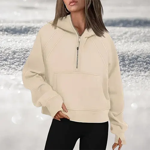 Charlotte | Feminine Half-Zip Sweater for Style and Comfort