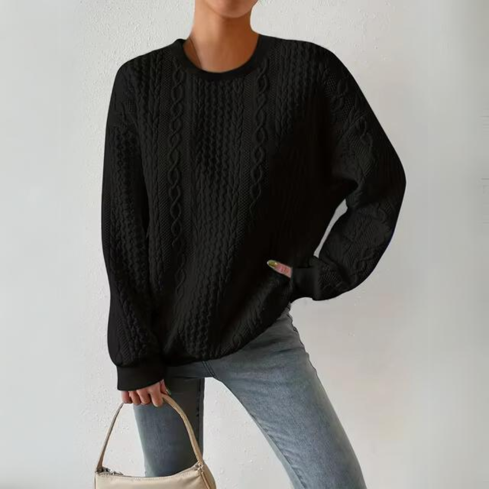 Amelia | Casual Crew Neck Sweatshirt