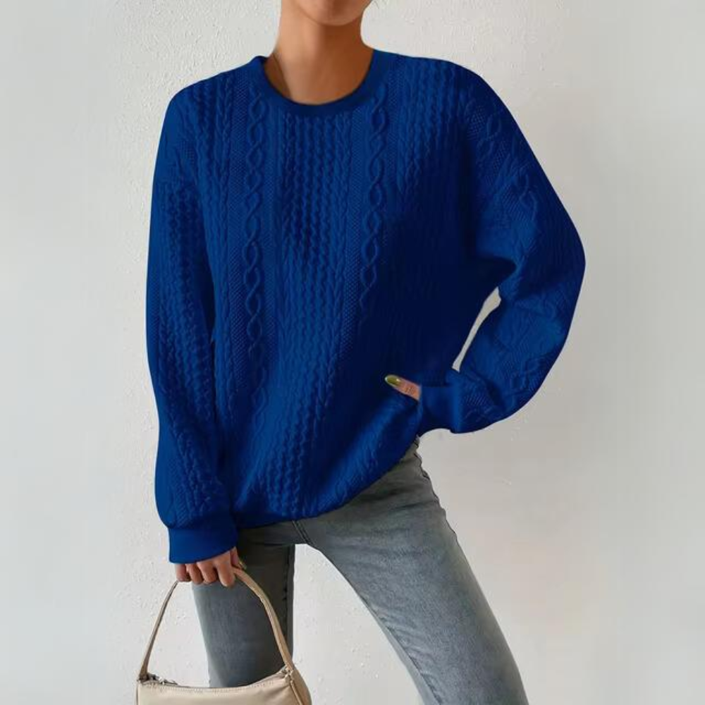 Amelia | Casual Crew Neck Sweatshirt
