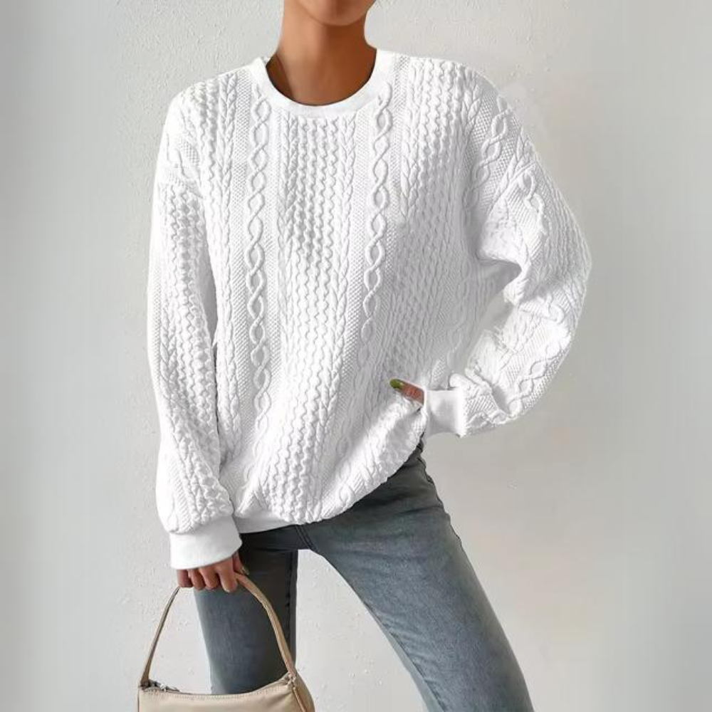 Amelia | Casual Crew Neck Sweatshirt