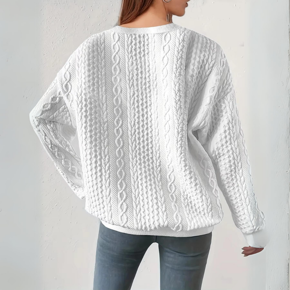 Amelia | Casual Crew Neck Sweatshirt