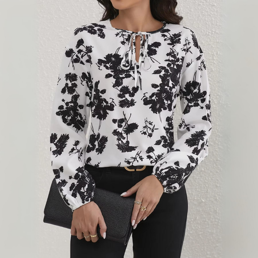 Abigail | Elegant Floral Blouse