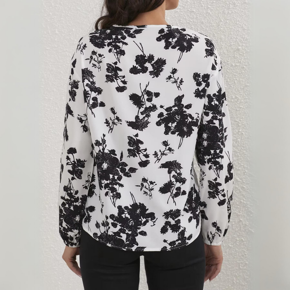Abigail | Elegant Floral Blouse