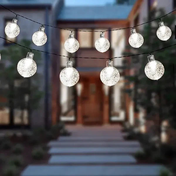 Solar-Powered Outdoor String Lights – Enchanting Festoon Fairy Lights for Terrace and Balcony, Weather Resistant LED Garland-3