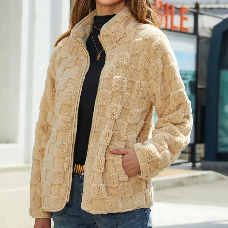 Nikki | Stylish Short Fleece Jacket for a Trendy Look