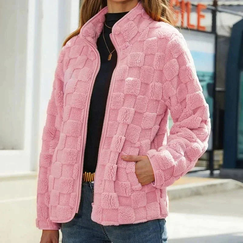 Nikki | Stylish Short Fleece Jacket for a Trendy Look