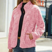 Nikki | Stylish Short Fleece Jacket for a Trendy Look