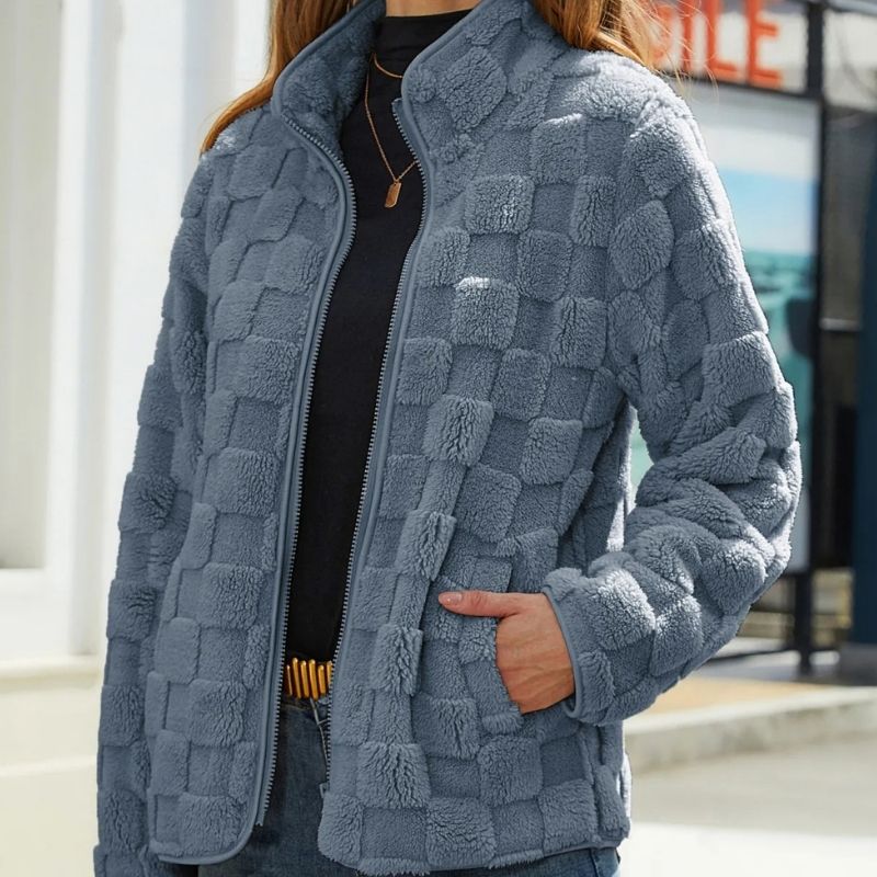 Nikki | Stylish Short Fleece Jacket for a Trendy Look