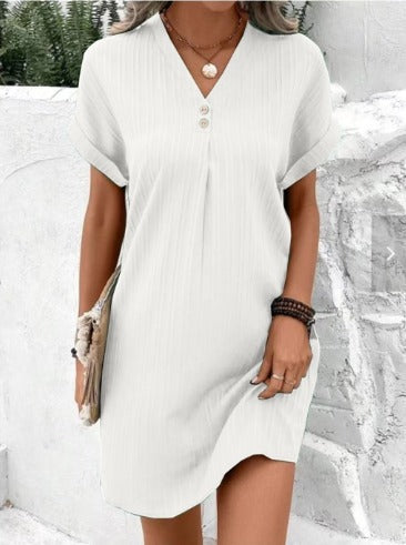 Candice | Elegant V-Neck Dress