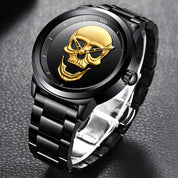 Men's skull watch