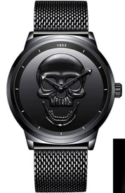 Men's skull watch