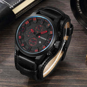 Men's watch Chronograph leather
