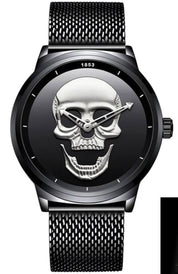 Men's skull watch