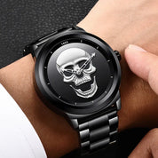 Men's skull watch