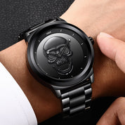 Men's skull watch