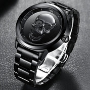 Men's skull watch