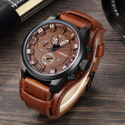 Men's watch Chronograph leather