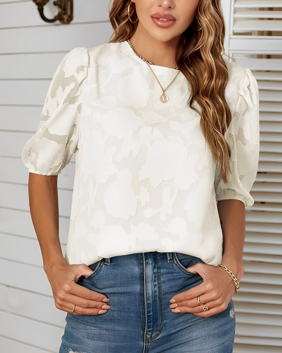 Airli | Blouse with Puff Sleeve