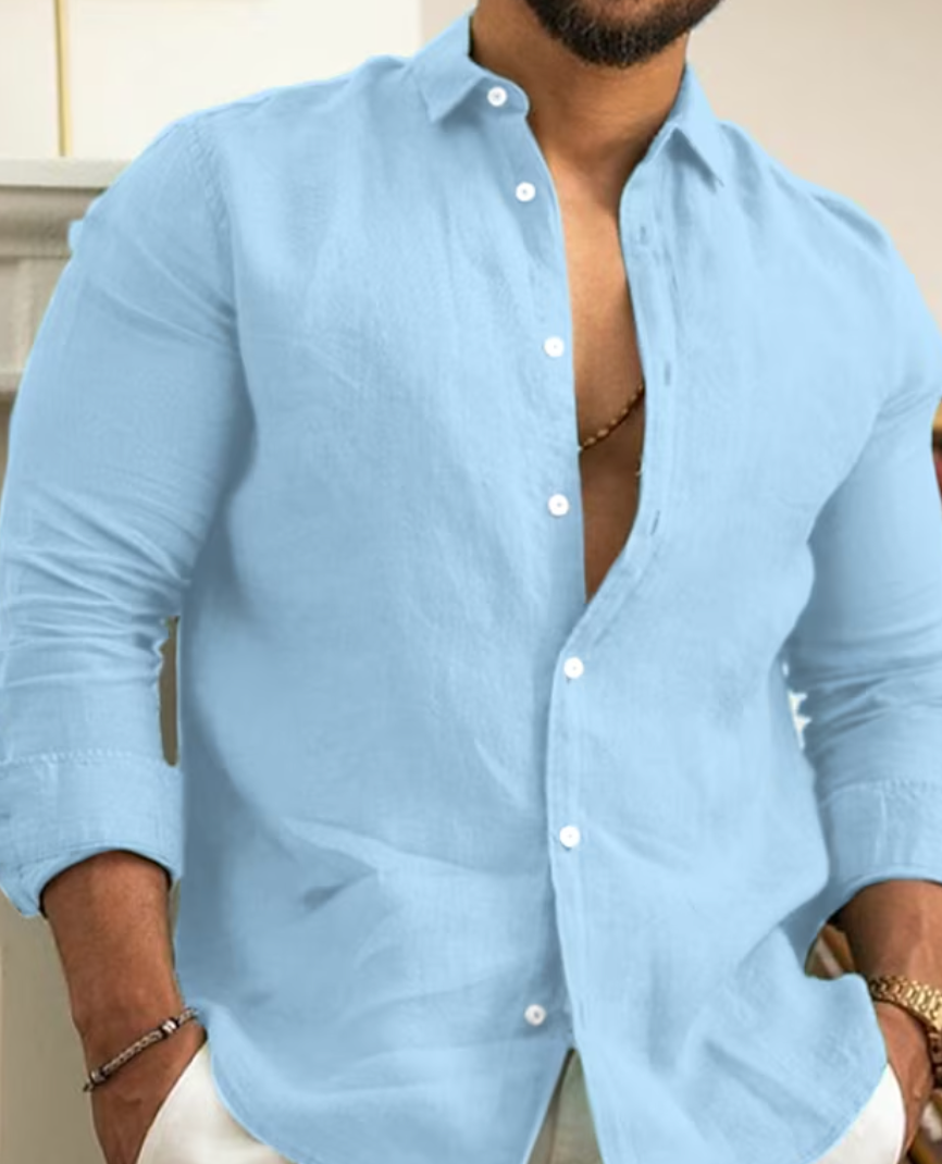 Elijah | Stylish Linen Shirt