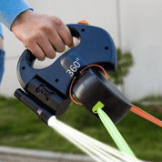 Doubledog ™ - Wrap free double dog leash with flashlight
