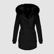 Aira | Warming Winter Coat with Hood and Pockets