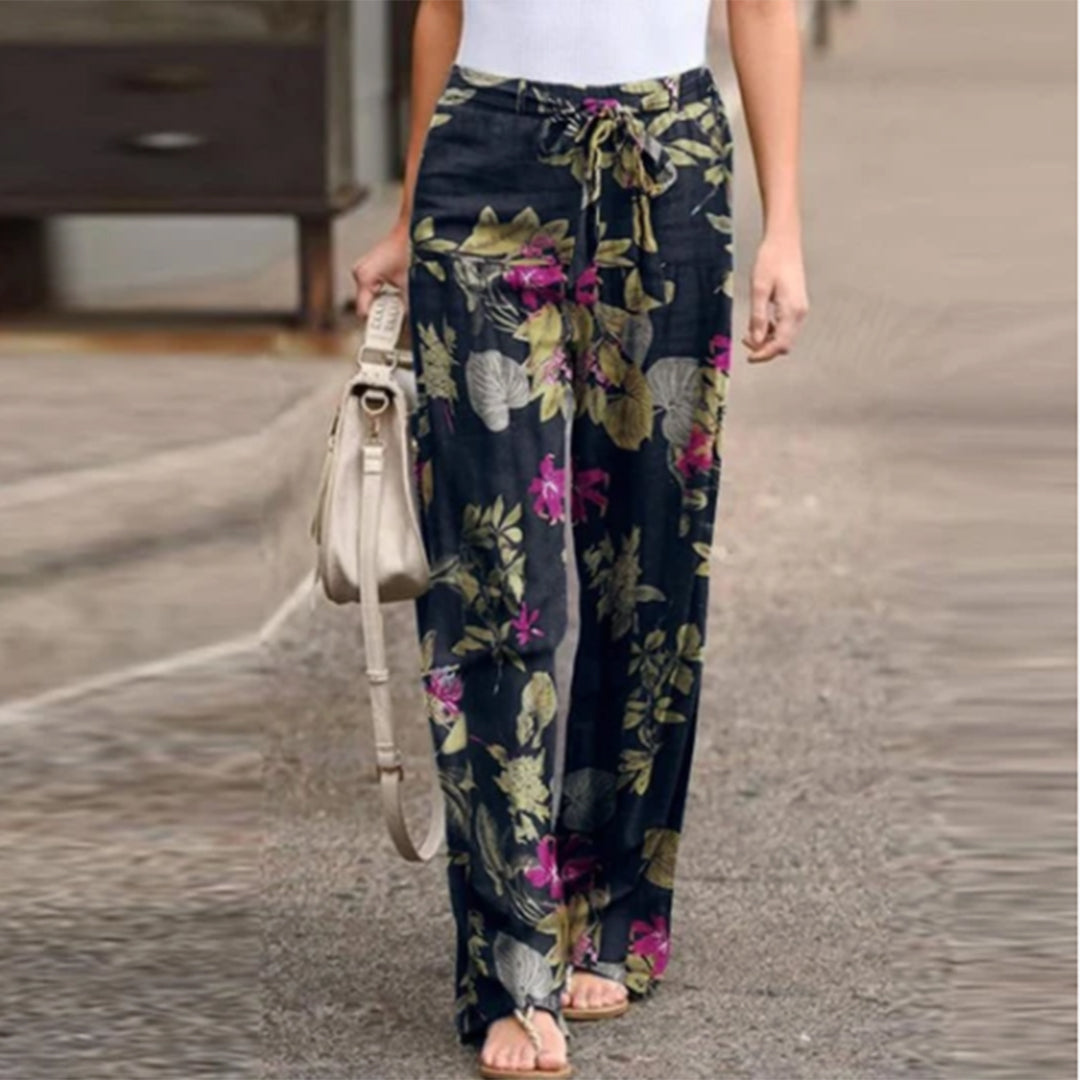 Reina | Stylish Leisure Pants Flowerprint