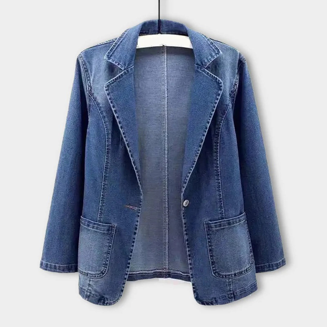 VALERIA | Sophisticated Women's Denim Blazer