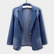 VALERIA | Sophisticated Women's Denim Blazer