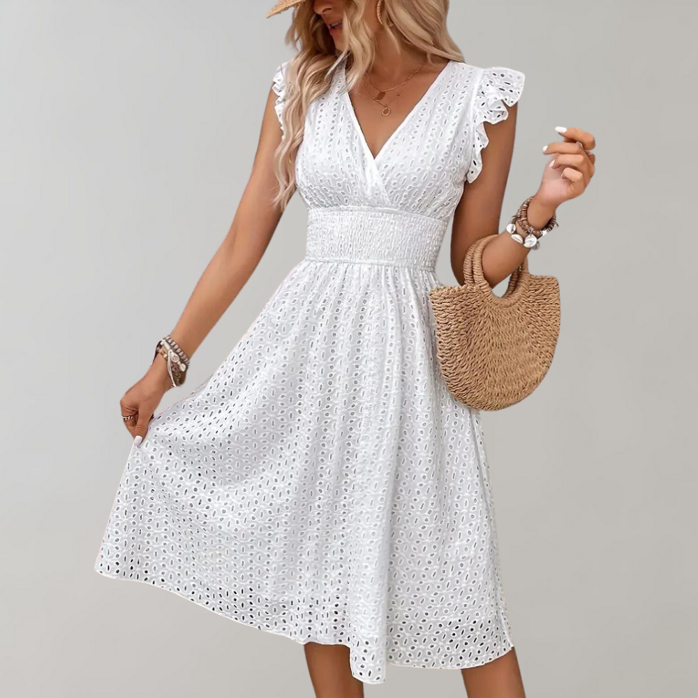 Andalucia | Short White Dress Ideal for Summer