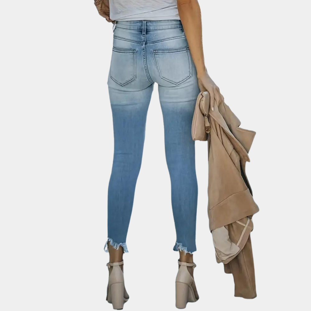 Karen | Stylish & Trendy Casual Ripped Jeans