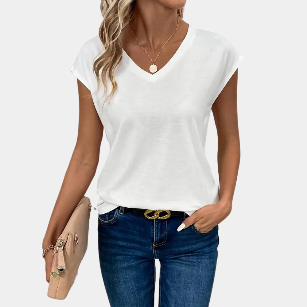 Kathy | Casual Women's Top with V-Neck
