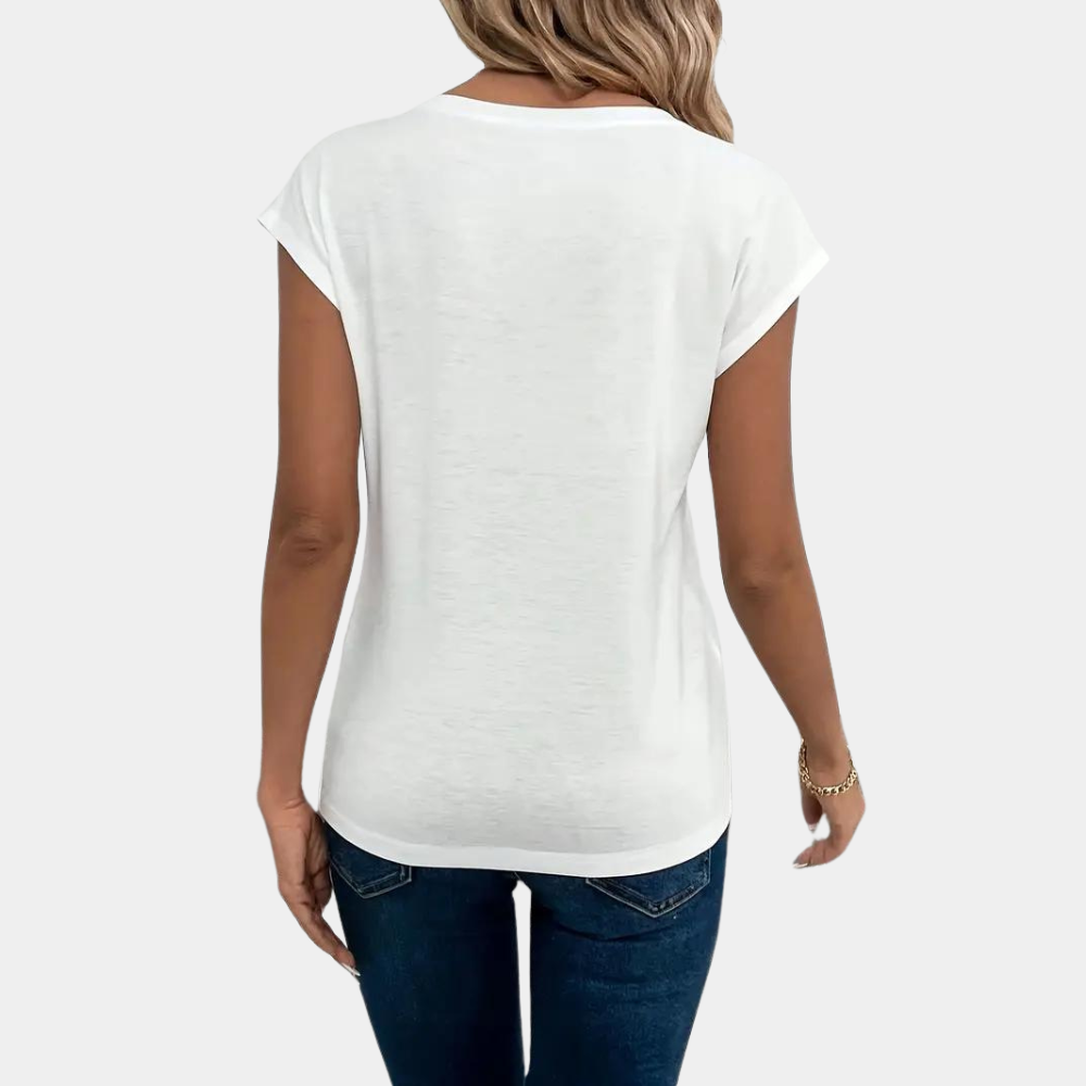 Kathy | Casual Women's Top with V-Neck