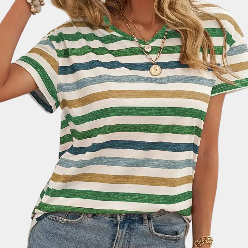Gabby | Casual Striped Women's T-shirt
