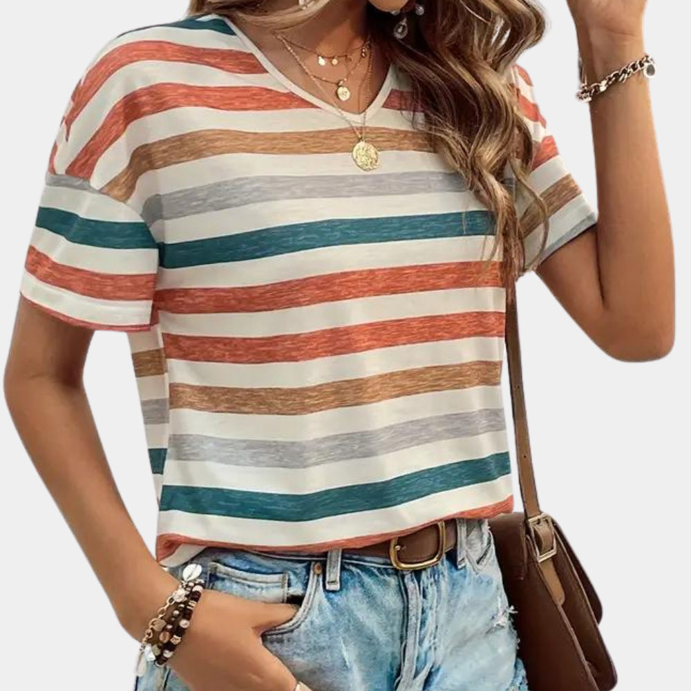 Gabby | Casual Striped Women's T-shirt