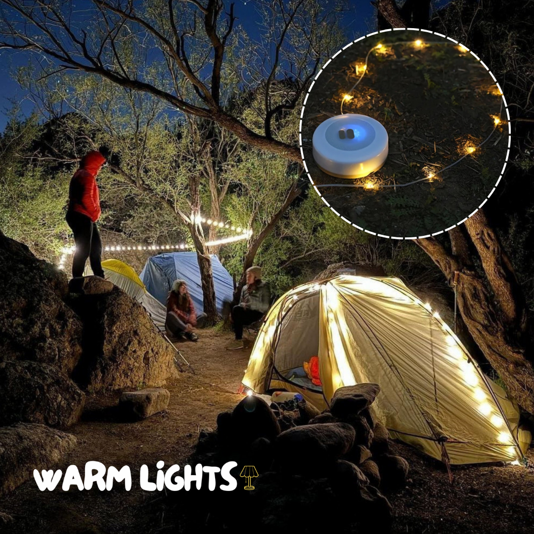 Waterproof Rechargeable Camping Lantern - LED Lights with 20-Hour Battery Life-2
