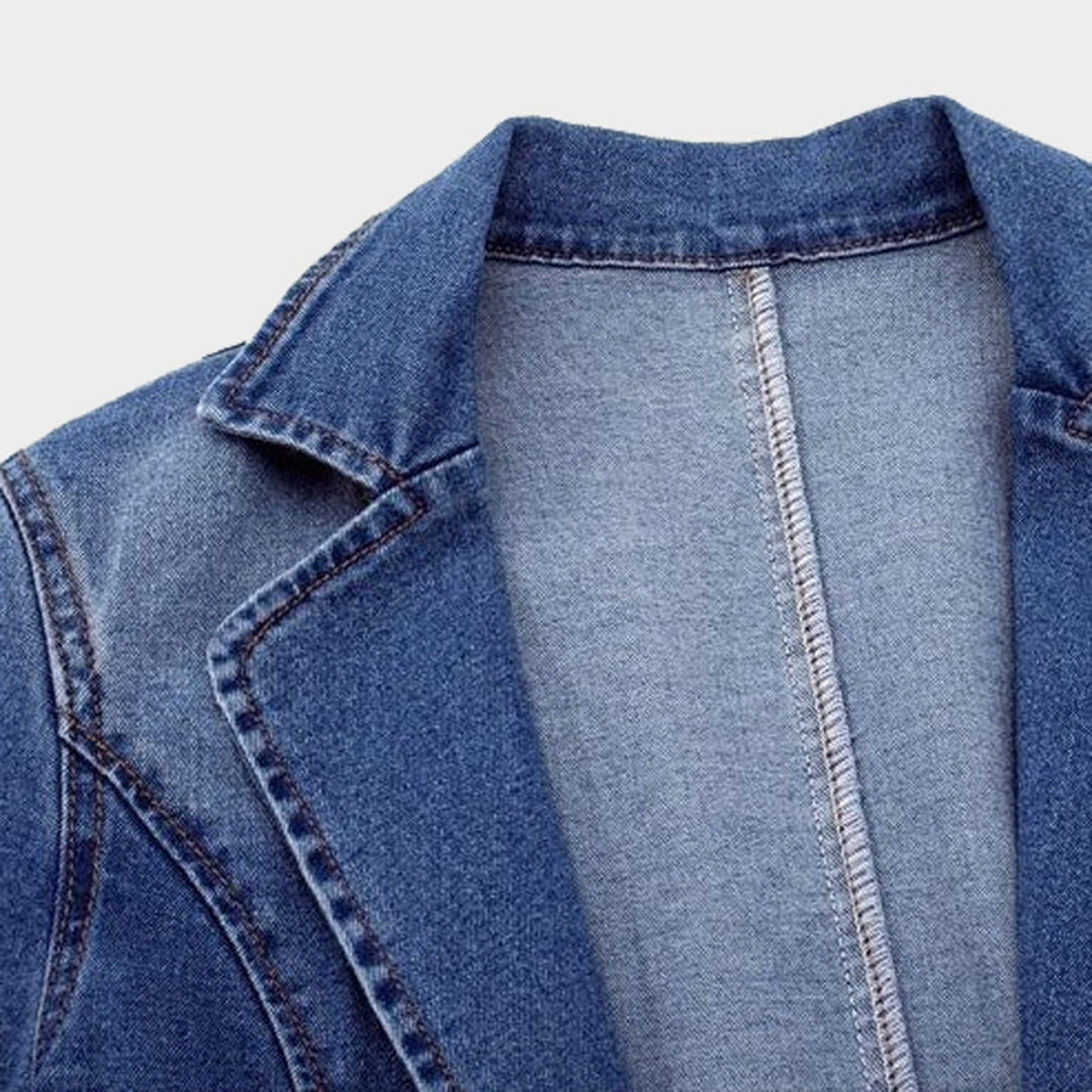 VALERIA | Sophisticated Women's Denim Blazer