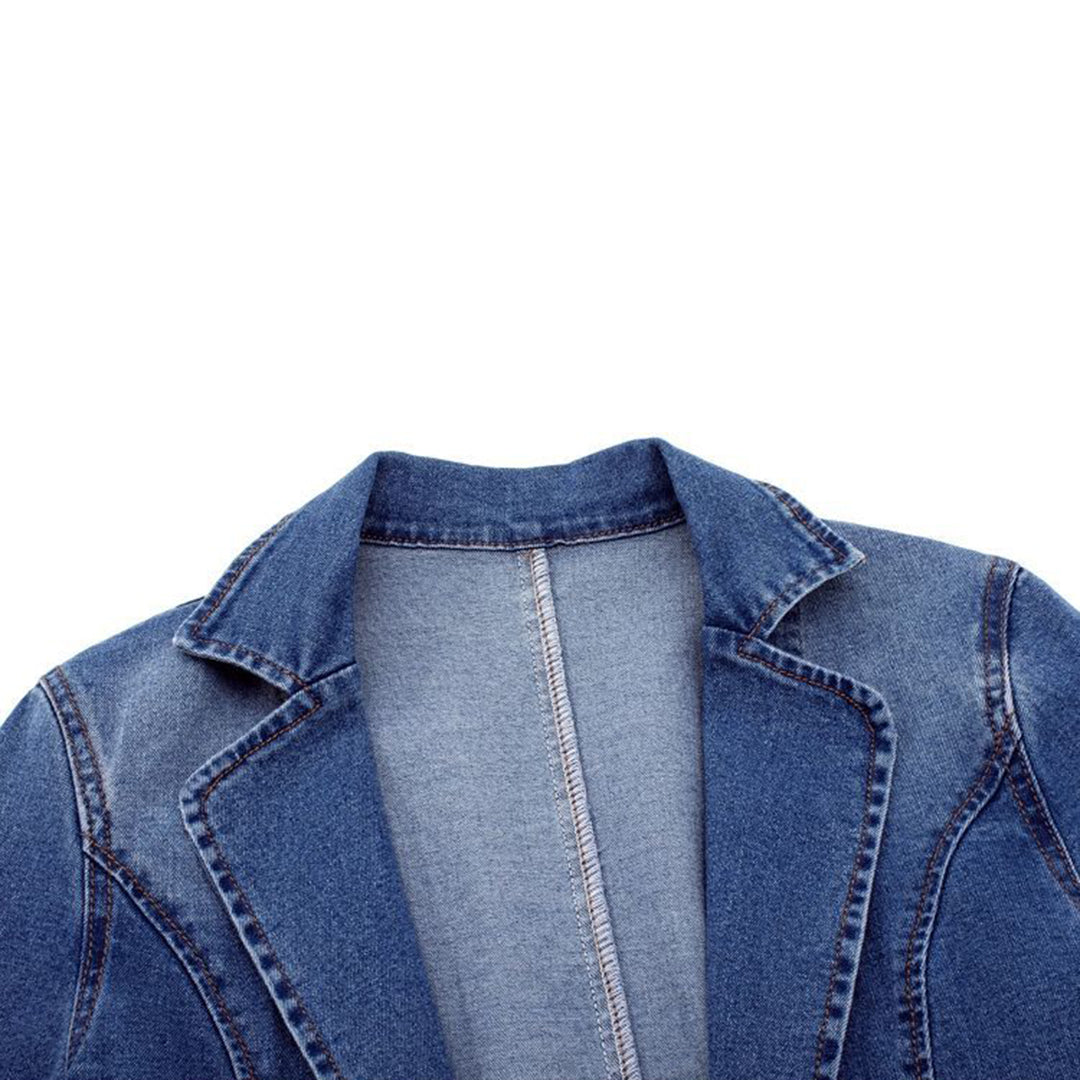 VALERIA | Sophisticated Women's Denim Blazer