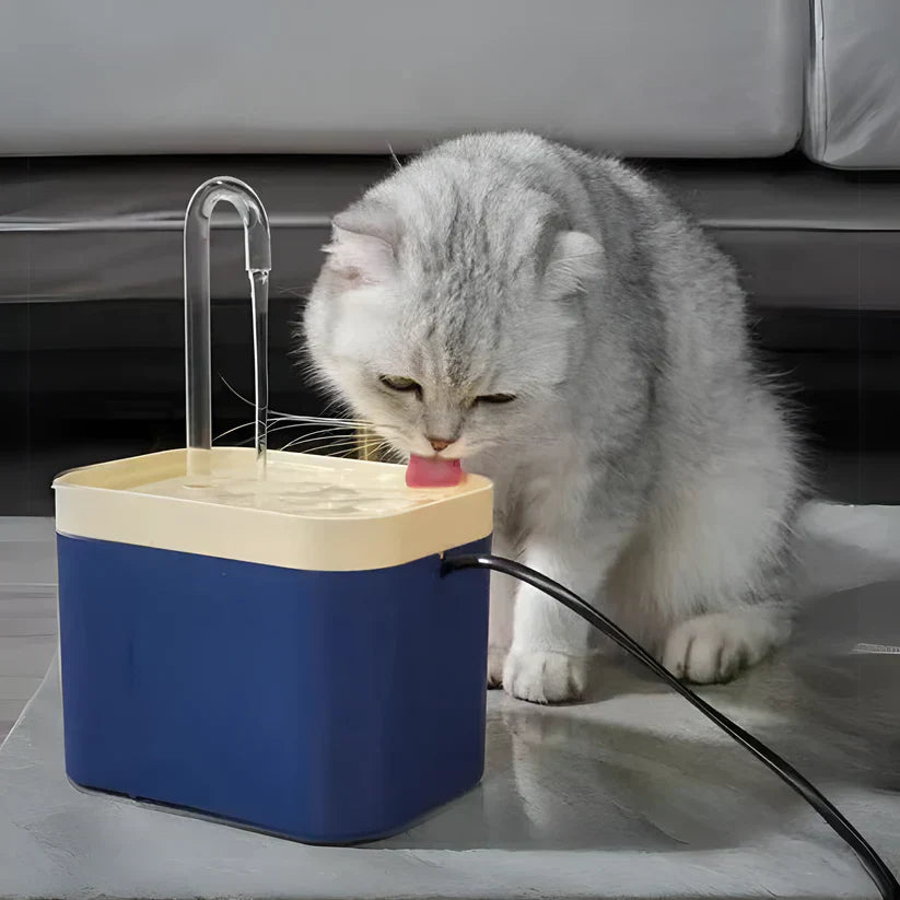 Silent automatic water fountain for cats - PureFlow