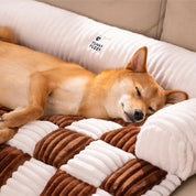Comfortable checkered stylish sofa cover for pets