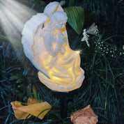 Celestial Resin Angel Lamp - Solar-Powered LED Outdoor Light for Serenity-5