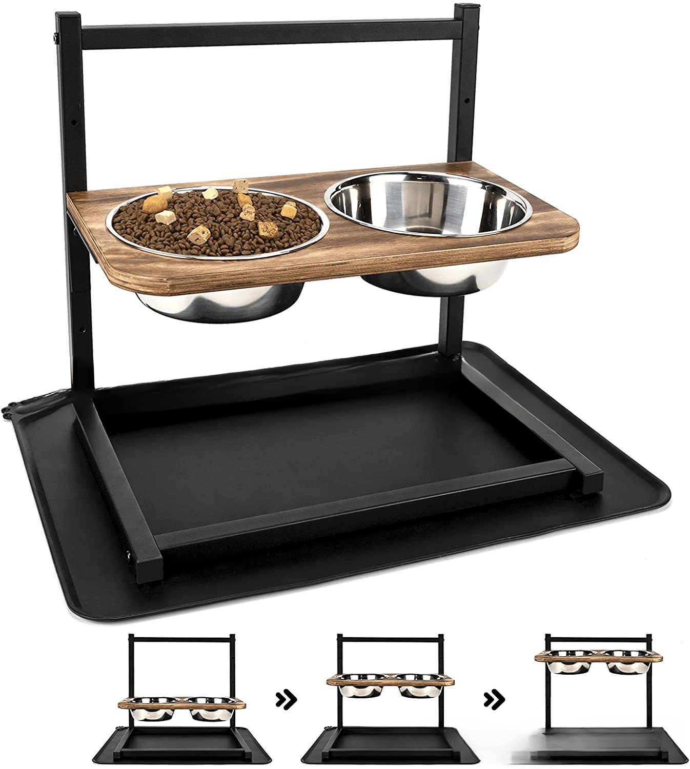 Premium raised dog feeding station - Snackhaven