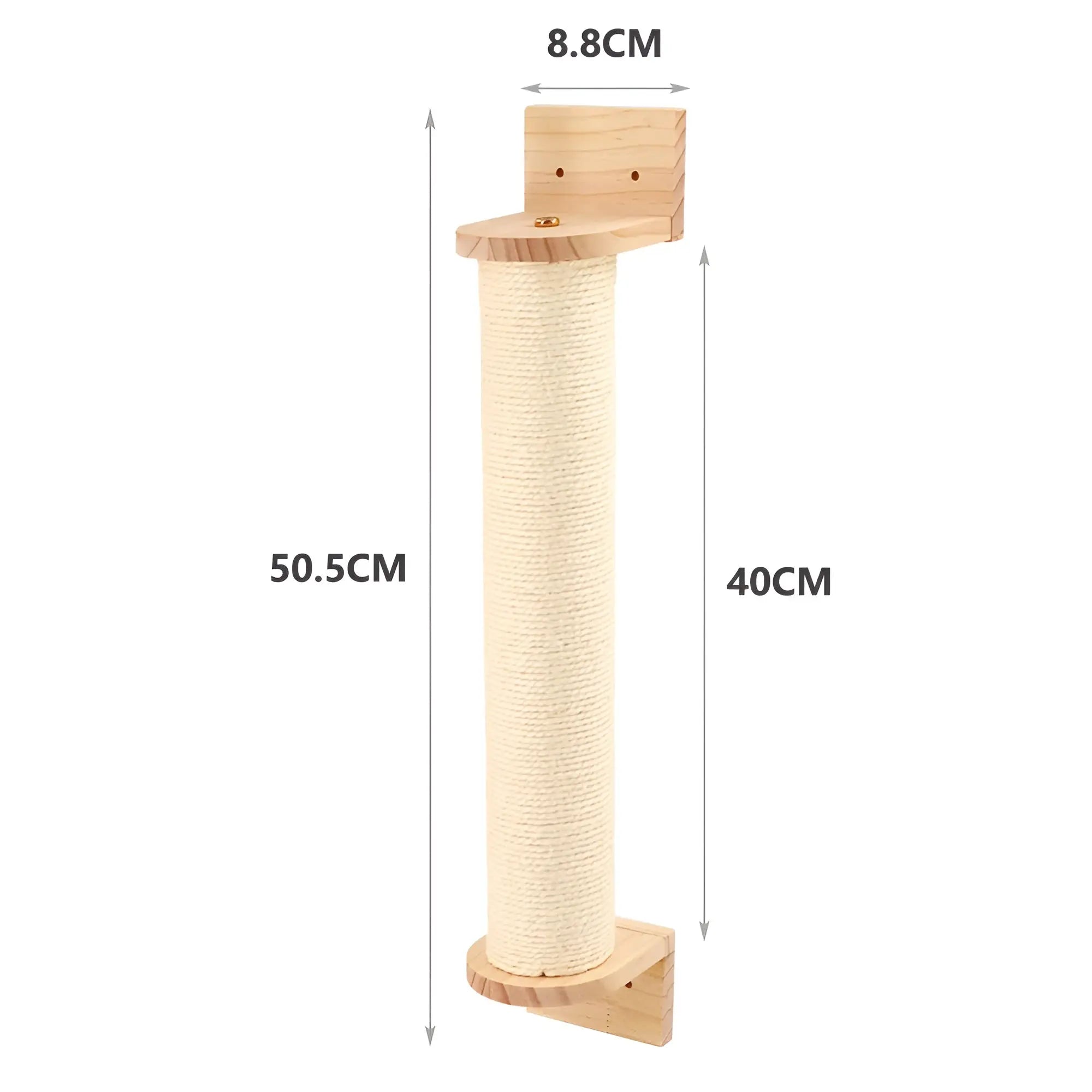 Wall climbing board for cats with scratching post - Climbpaws