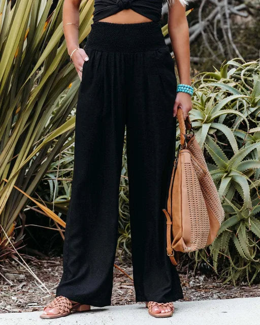 Ava | Loose fit High Waist Trousers