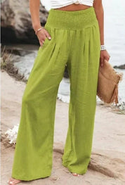 Ava | Loose fit High Waist Trousers