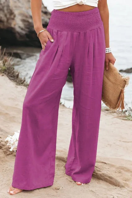 Ava | Loose fit High Waist Trousers