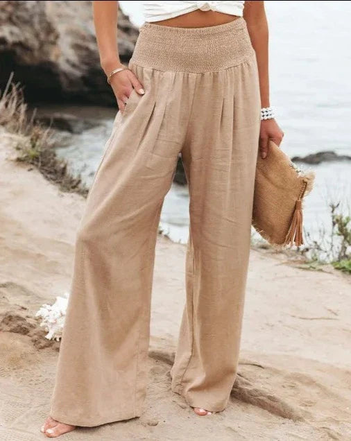 Ava | Loose fit High Waist Trousers