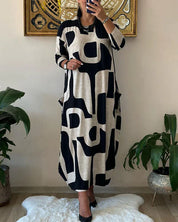 Emma | Maxi Dress with Art Print